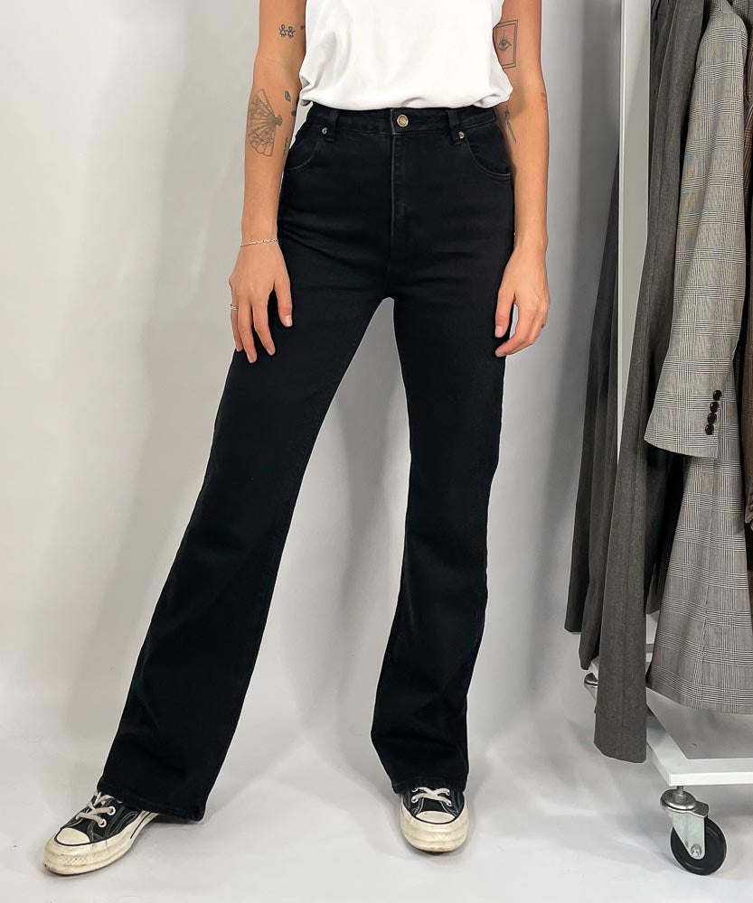 ROLLA'S BOOTCUT BLACK JEANS (10/28)