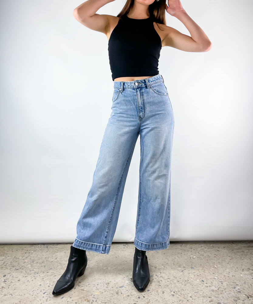 ROLLA'S HIGH RISE WIDE LEG JEANS (S)