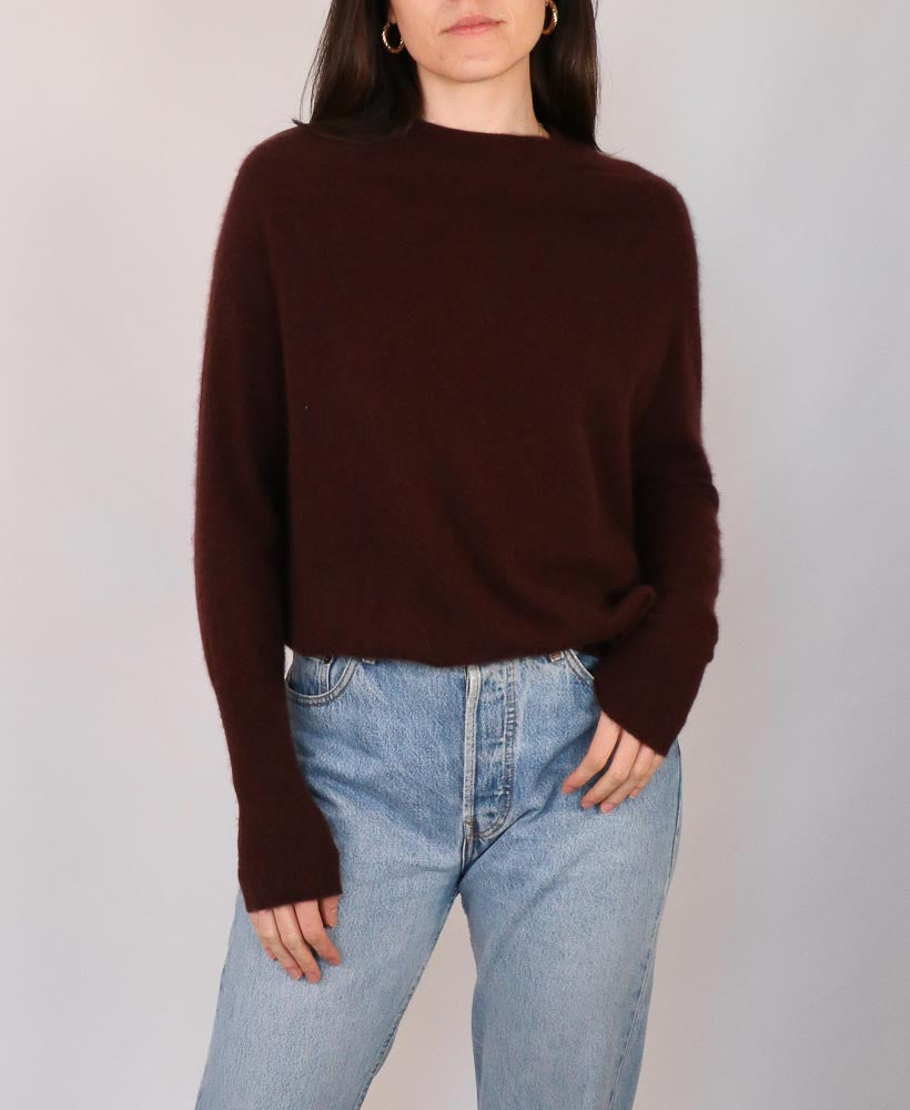 Scanlan Theodore chocolate cashmere sweater (AU6-12)